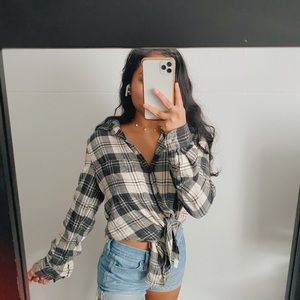 American eagle boyfriend fit flannel